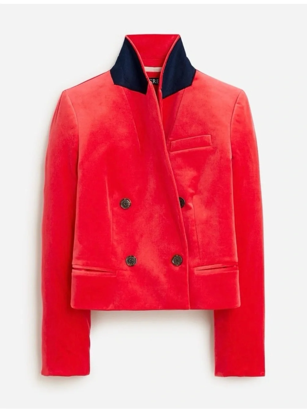 J. Crew Red Velvet Suit size 10